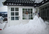 Snowed in! It took a while to clear a path to the front door